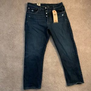 Levi’s Dark Wash 501 Original Straight Fit Jeans, size 31 NWT